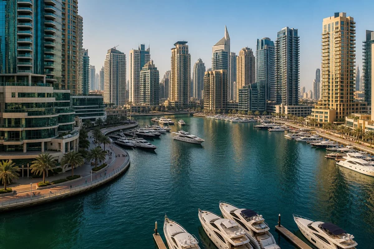 Dubai Marina waterfront community