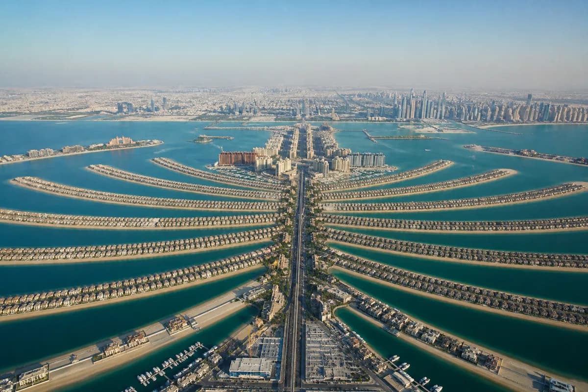 Palm Jumeirah waterfront community